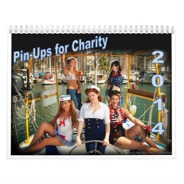 2014 PinUps For Charity Calendar (Cover)