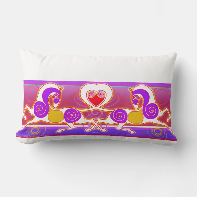 2014 RunequineTM Pillow: Love Lumbar Cushion (Front)