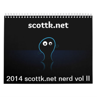 2014 scottk.net nerd humour calendar vol II