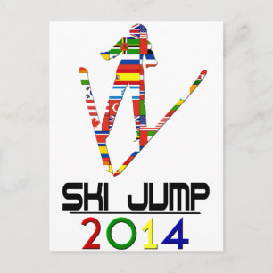 2014: Ski Jump Postcard