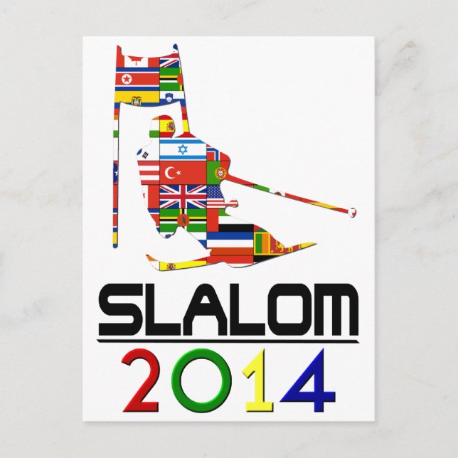 2014: Slalom Postcard (Front)