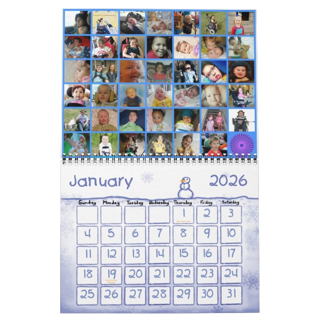 2014 Spinal Muscular Atrophy (SMA) Calendar (Jan 2026)