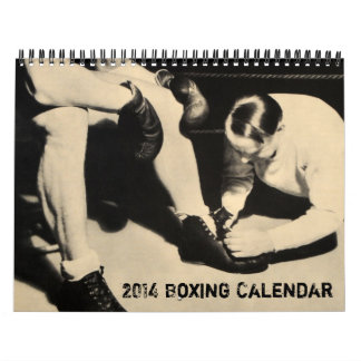 2014 Vintage Boxing Sports Calendar