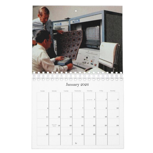 2014 Vintage Tech Calendar (Jan 2026)