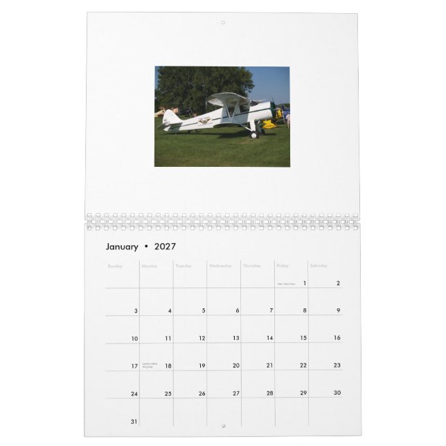 2014 Waco Aircraft Calendar (Jan 2027)
