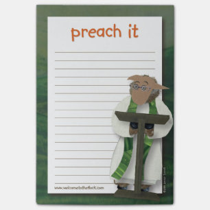 2014 Welcome to the Flock "Preach It" Post-it Notes