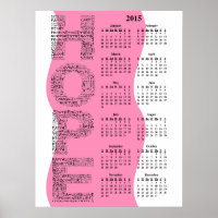 2015: A Year of Hope Yearly Wall Calendar