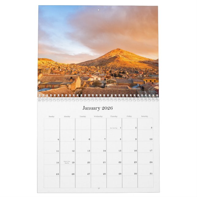 2015 Bolivia Calendar (Jan 2026)