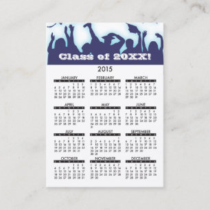 2015 Business Card Calendar Online Education