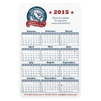 2015 Calendar Magnet