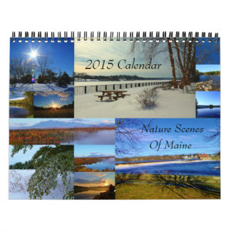 2015 Calendar - Nature Scenes Of Maine