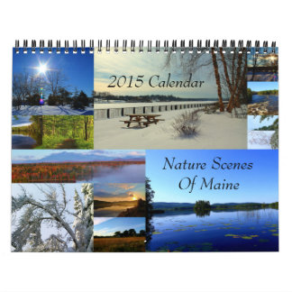 2015 Calendar Nature Scenes Of Maine