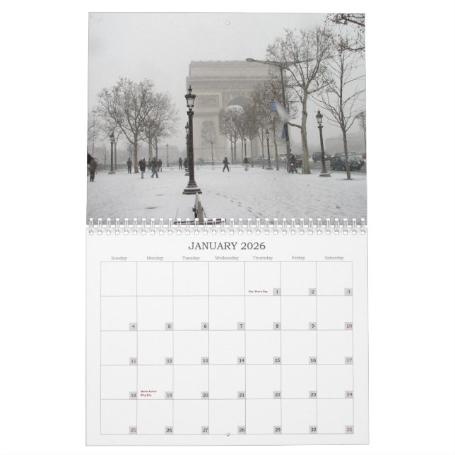 2015 Calender Paris, France Calendar (Jan 2026)