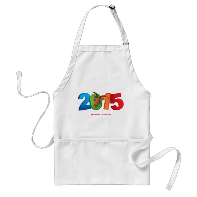 2015 Chinese New Year of the Goat Apron (Front)