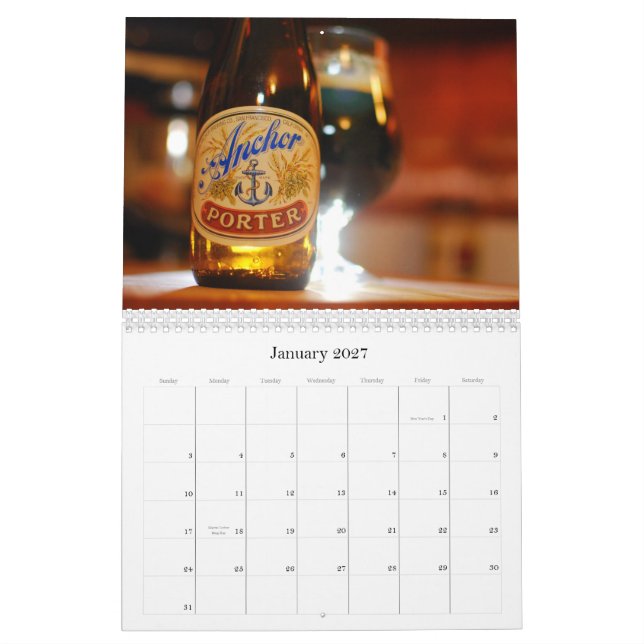 2015 Craft Beer Calendar (Jan 2027)