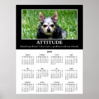 2015 Demotivational Wall Calendar: Bad Attitude