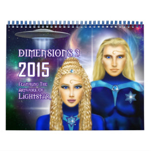 2015 Dimensions 3 Wall Calendar