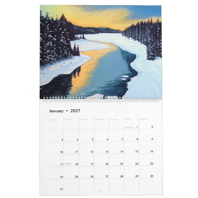 2015 Fine Art Calendar by Rick Gallant (Jan 2027)