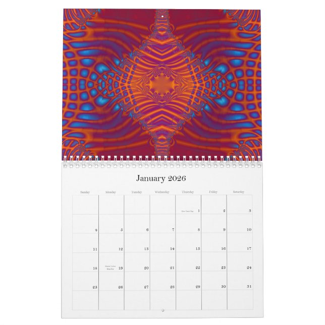 2015 Fractal Art Calendar C (Jan 2026)