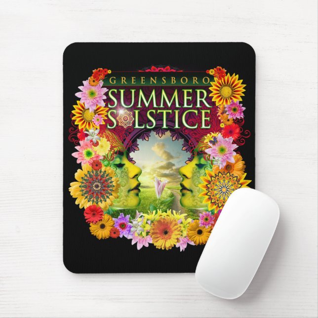2015 Greensboro Summer Solstice Festival Keepsake Mouse Pad (With Mouse)