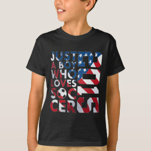 2015 Just A Boy Who Loves Soccer 11th Birthday T-Shirt