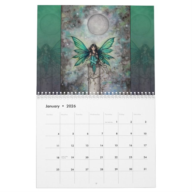2015 Molly Harrison Fairy and Fantasy Art Calendar (Jan 2026)