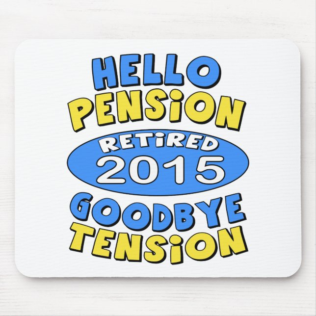 2015 Retirement Mouse Pad (Front)