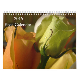 2015 Rose Calender Calendar