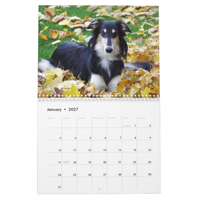 2015 Silken Windhounds Calendar (Jan 2027)
