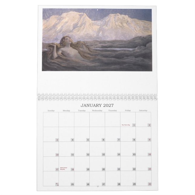 2015 Symbolist Art Calendar (Jan 2027)