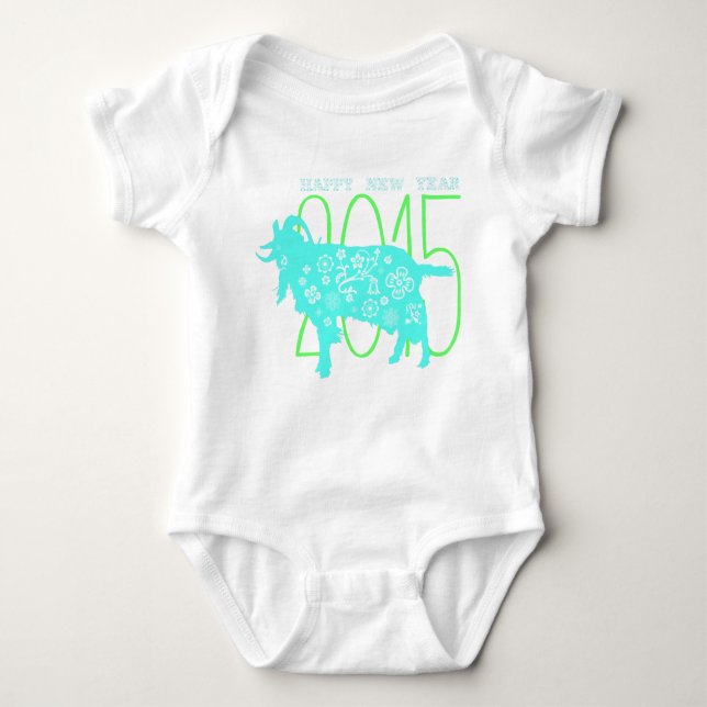 2015 Vietnamese Lunar New Year of the Goat - Baby Bodysuit (Front)