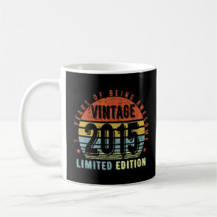 2015 Vintage 2015 7th Birthday Coffee Mug