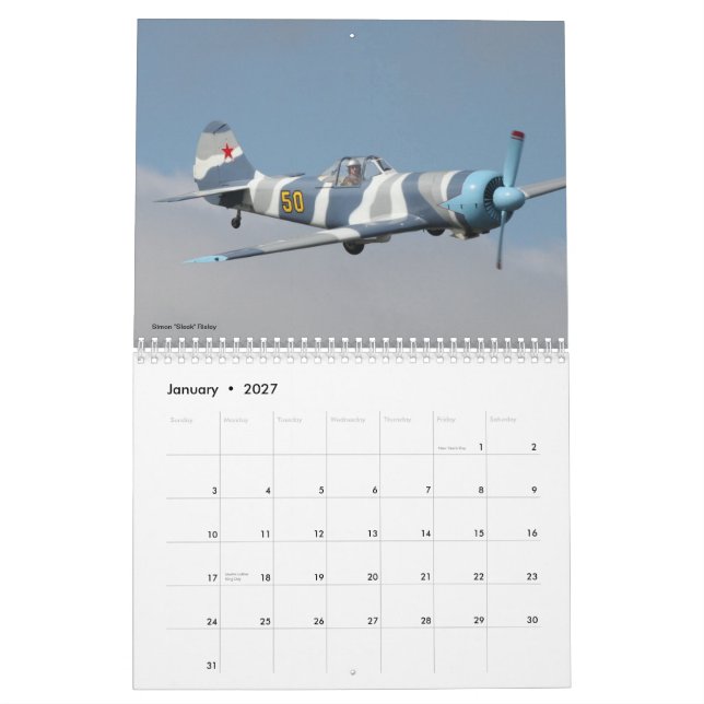 2015 Yak - CJ Calendar (Jan 2027)