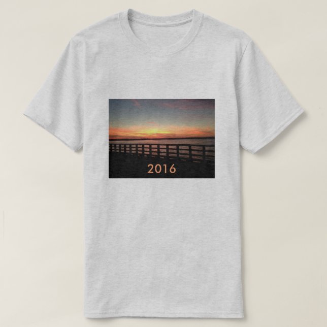2016 Bridge at Sunset T-Shirt (Design Front)
