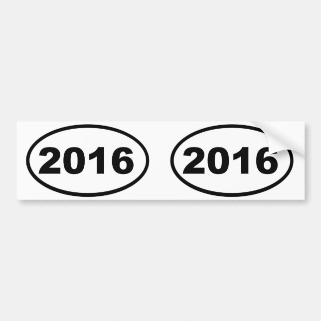 2016 BUMPER STICKER (Front)