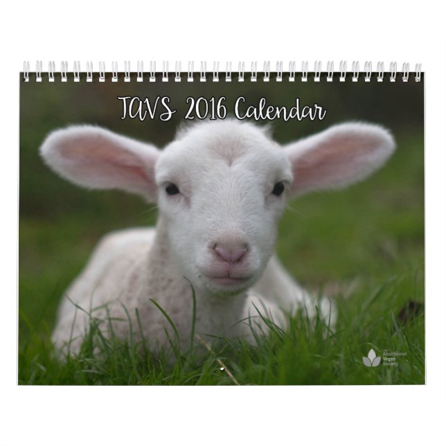 2016 Calendar of The Abolitionist Vegan Society (Cover)