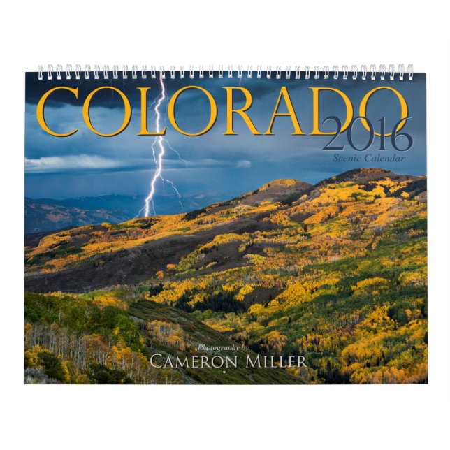 2016 Colorado Scenic Calendar (Cover)