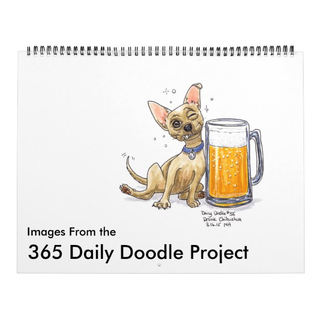 2016 Daily Doodle Calendar (Cover)