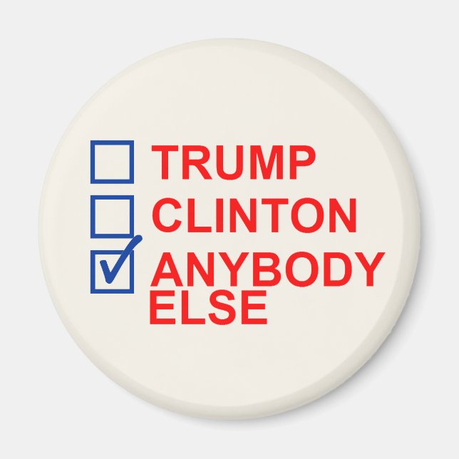 2016 Election Ballot Magnet (Front)