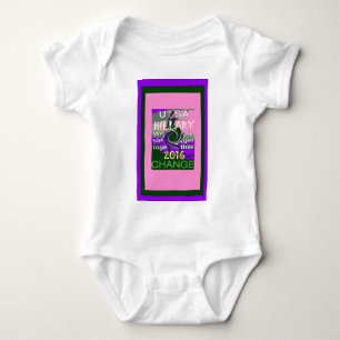 2016 Election Hillary USA We Are Stronger Together Baby Bodysuit