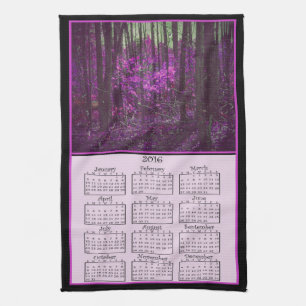 2016 Faded Lavender Dreams Cloth Calendar