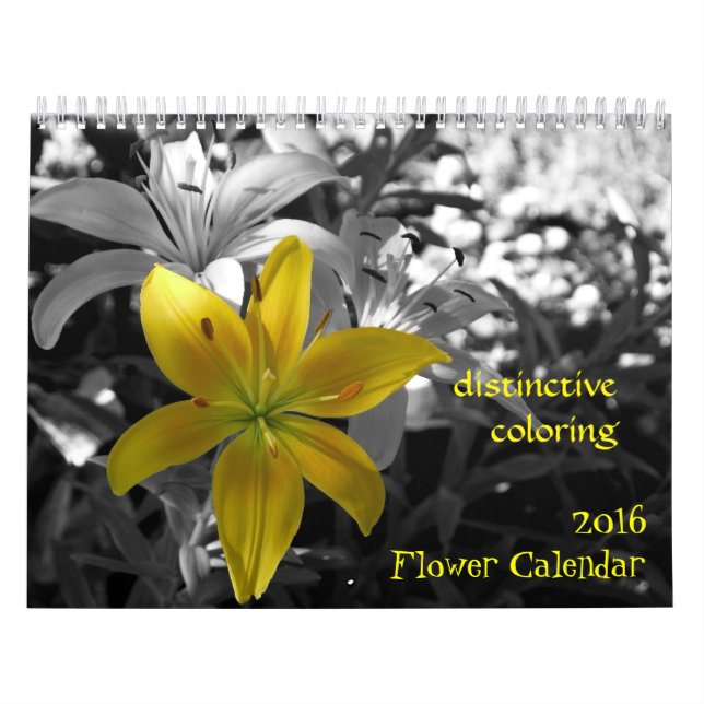 2016 Flower Calendar (Cover)