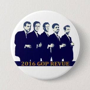 2016 GOP Presidential contenders 7.5 Cm Round Badge