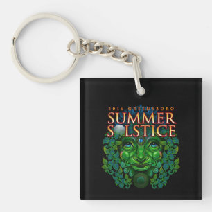 2016 Greensboro Summer Solstice Festival Keepsake Key Ring