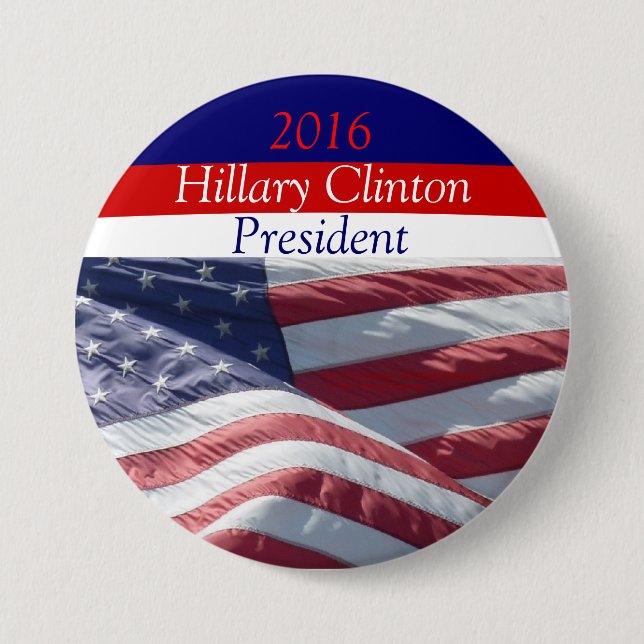 2016 Hillary Clinton President by HillaryClinton4u 7.5 Cm Round Badge (Front)