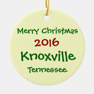2016 Knoxville Tennessee CHRISTMAS ORNAMENT