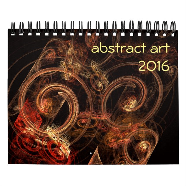 2016 Modern Abstract Art Calendar (Cover)
