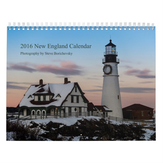 2016 New England Calendar (Cover)