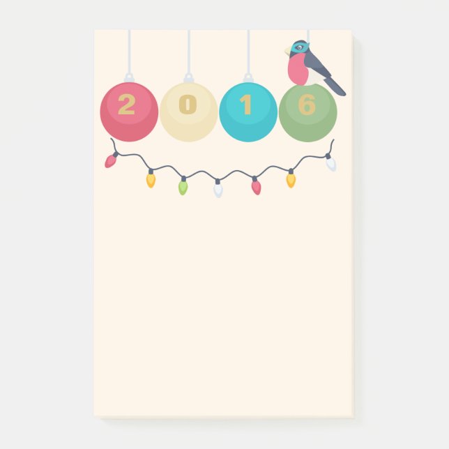 2016 New Year Post-it Notes (Front)