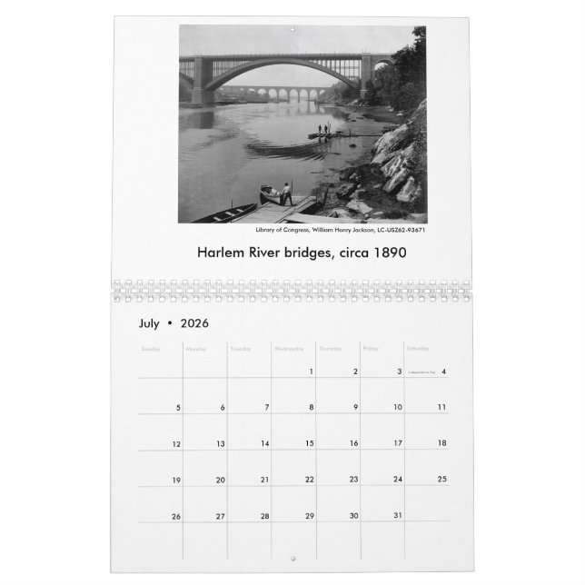 2016 Old Images of New York Calendar (Jul 2026)